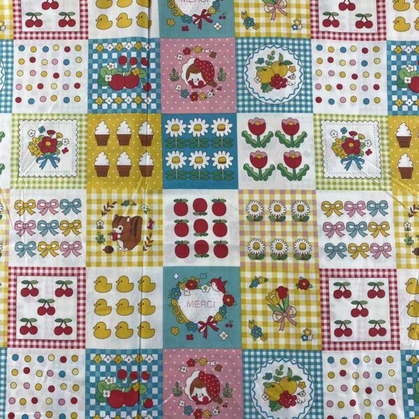 Cotton Printed Poplin Fabric — Cartoon Summer Apparel Cloth