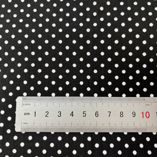 主图-05 100% Cotton Poplin Fabric — Small Polka Dot Print for Dresses & Shirts