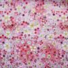Polyester Floral Peach Skin Fabric — Thick Printed Cloth for Jackets