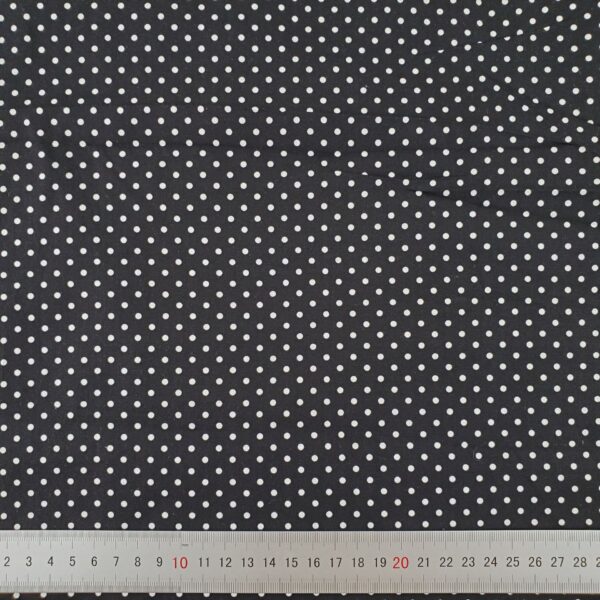 主图-07 100% Cotton Poplin Fabric — Small Polka Dot Print for Dresses & Shirts