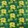 100% Combed Cotton Poplin Fabric — Floral Print for Summer Dresses