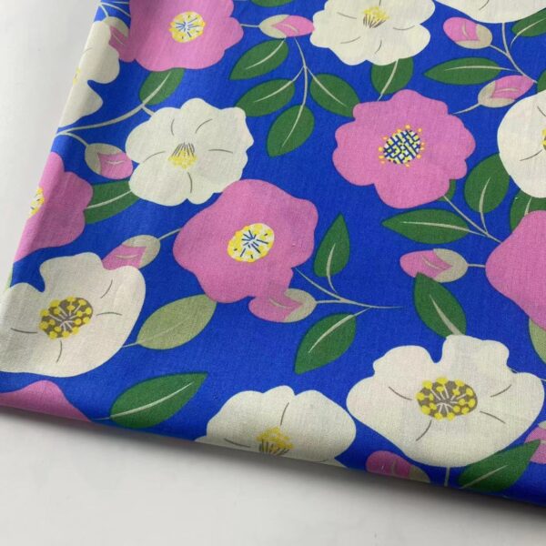 100% Cotton Printed Fabric — Fresh Floral Everyday Style