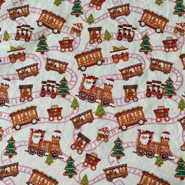 Christmas Cotton Print Fabric — Digital Print DIY Sewing Cloth