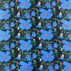 100% Combed Cotton Poplin Fabric — Floral Print for Summer Dresses
