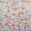 Polyester Floral Peach Skin Fabric — Thick Printed Cloth for Jackets
