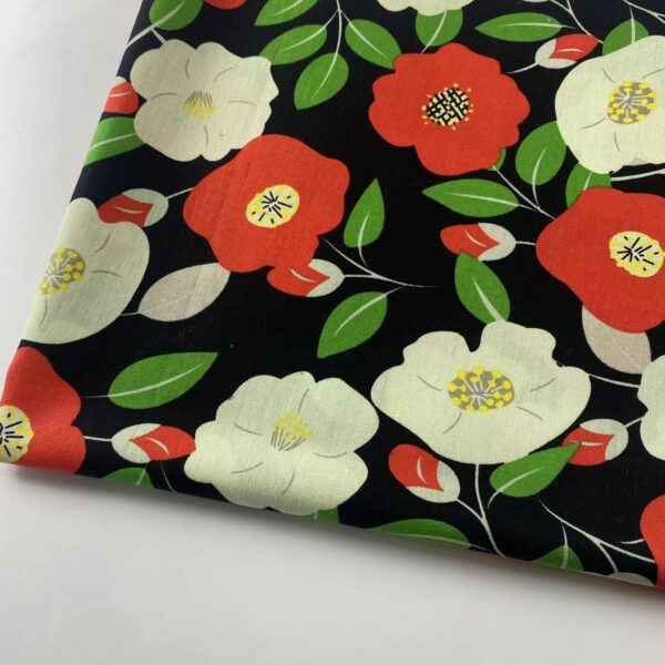 100% Cotton Printed Fabric — Fresh Floral Everyday Style