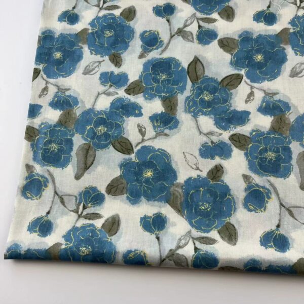 Cotton Poplin Fabric Korean INS Style Print — Reactive Dye