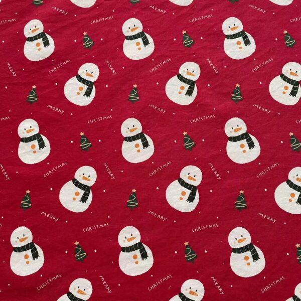 Christmas Cotton Print Fabric — Digital Print DIY Sewing Cloth