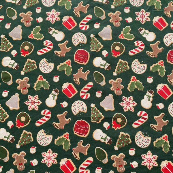 Christmas Cotton Print Fabric — Digital Print DIY Sewing Cloth