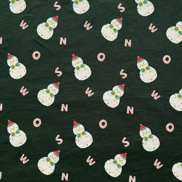 Christmas Cotton Print Fabric — Digital Print DIY Sewing Cloth