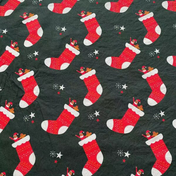 Christmas Cotton Print Fabric — Digital Print DIY Sewing Cloth