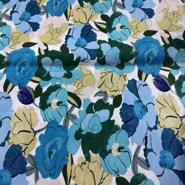 100% Cotton Black & White Butterfly Print Poplin Fabric — Chic Monochrome Style