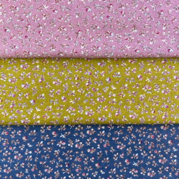 100% Cotton Brushed Floral Printed Fabric — Soft Warm Flannel for Autumn & Winter