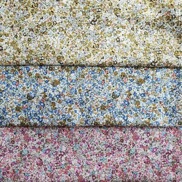 100% Cotton Poplin Floral Print Fabric