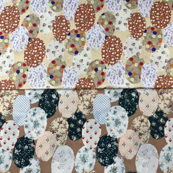 100% Cotton Korean-Style Patchwork Floral Fabric — Women & Kids Homewear Material