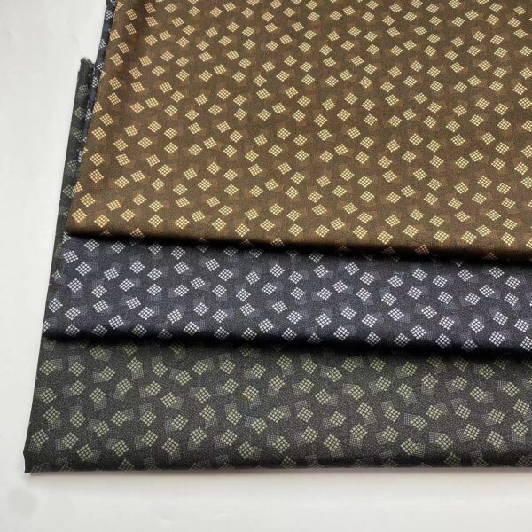 Vintage Cotton Poplin Print Fabric – Men’s Shirt Fabric with Active Dye