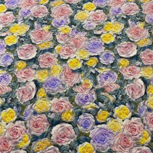 3D Oil-Painting Summer Countryside Cotton Fabric — Kids & Women’s Dresses