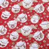 100% Cotton Japanese Lucky Cat Gold Foil Fabric — Kawaii DIY Sewing Cloth