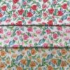 40s Cotton Poplin Printed Fabric – Country Rose Floral Fabric for Shirt, Bag & DIY Sewing