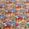 40s Cotton Digital Print Fabric – Korean INS Christmas Cartoon Pattern for Women’s & Kidswear