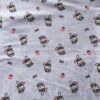 Thickened Cotton Brushed Printed Fabric – Cartoon Character Design for Winter Clothing & DIY Crafts