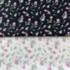 40s Cotton Poplin Floral Fabric – Country Style Print for DIY & Apparel
