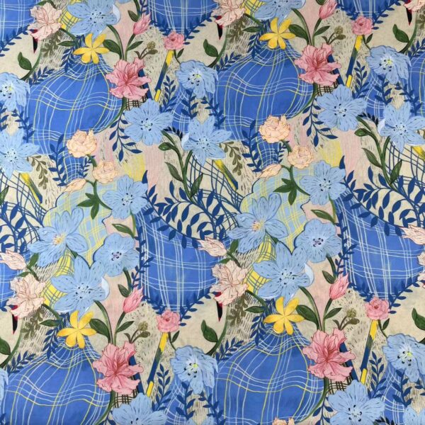 High-Density Cotton Digital Printed Fabric – Premium Dress Material