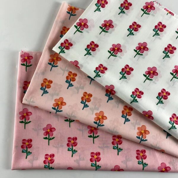 Cotton Floral Print Fabric – Spring/Summer Apparel & Home Textiles