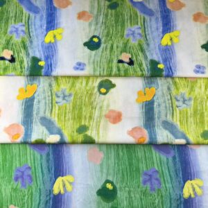 Gradient Cotton Digital Printed Poplin Fabric – Holiday Princess Dress Material