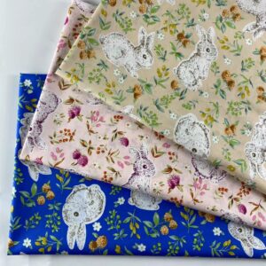 60s Cotton Bunny Print Poplin Fabric – Kidswear & Dress Material