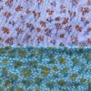Printed Flannel Brushed Cotton Fabric – Thick Floral Cotton for Jackets & Scarves