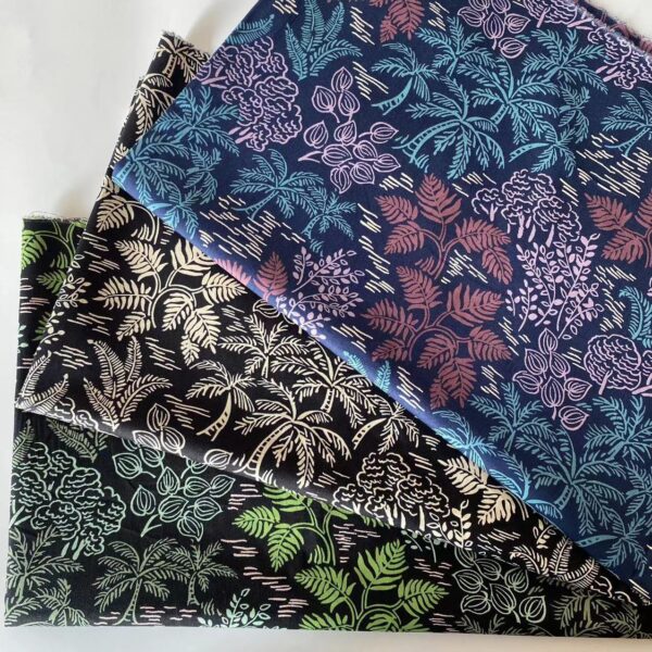 100% Cotton Poplin Printed Fabric — Lightweight Shirt & Shorts Cloth