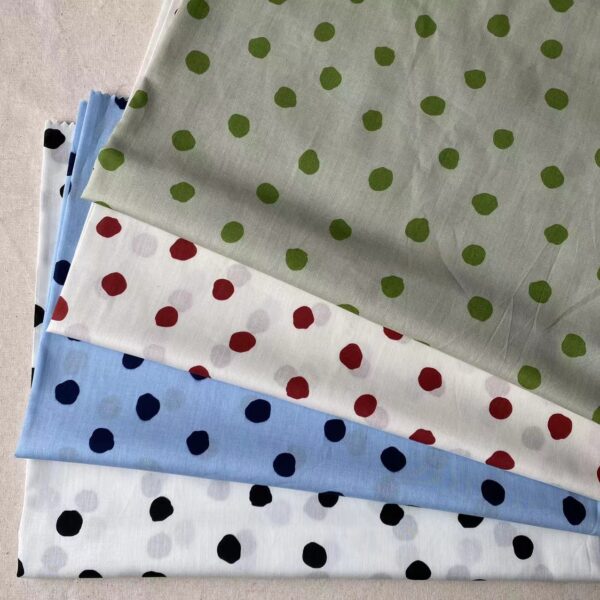 Cotton Poplin Printed Fabric – Korean INS Style for Dresses & Homewear