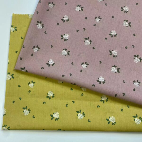 Vintage Country Floral Cotton Poplin Fabric – 100% Cotton Reactive Printed Dress Material