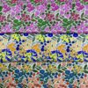 Pastoral Floral Printed Cotton Poplin Fabric – 100% Cotton Reactive Print for Dresses & Kidswear