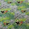 100% Cotton Digital Printed Fabric — 3D Oil Painting Panda Design