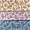 主图-01 100% Cotton Reactive Printed Poplin Fabric — Pastoral Rose Pattern for Spring Summer Apparel
