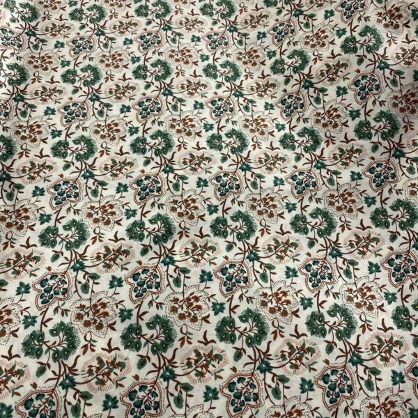 100% Cotton 60s Poplin Floral Printed Fabric — Soft Lightweight Summer Style