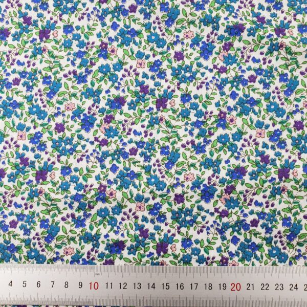 100% Cotton Printed Lawn Fabric — Fresh Floral Summer Material