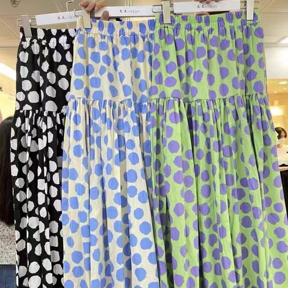 100% Cotton Polka Dot Printed Fabric — Soft Poplin for Summer Dresses