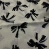 100% Cotton Black & White Butterfly Poplin Fabric — Kids & Women Apparel