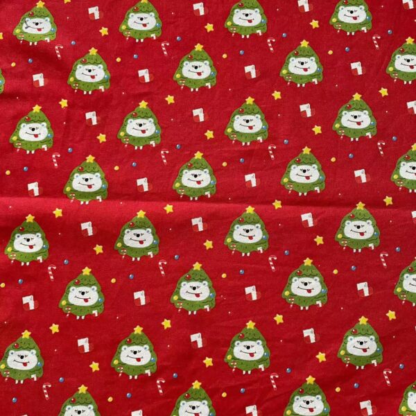 100% Cotton Digital Printed Fabric — Christmas DIY Craft Cloth
