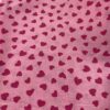 100% Cotton Poplin Printed Heart Fabric — Soft Romantic Dress Cloth