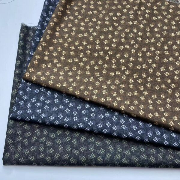 Vintage Cotton Poplin Print Fabric – Men’s Shirt Fabric with Active Dye