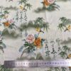 Chinese Style Cotton Digital Print Fabric – Calligraphy & Landscape Pattern