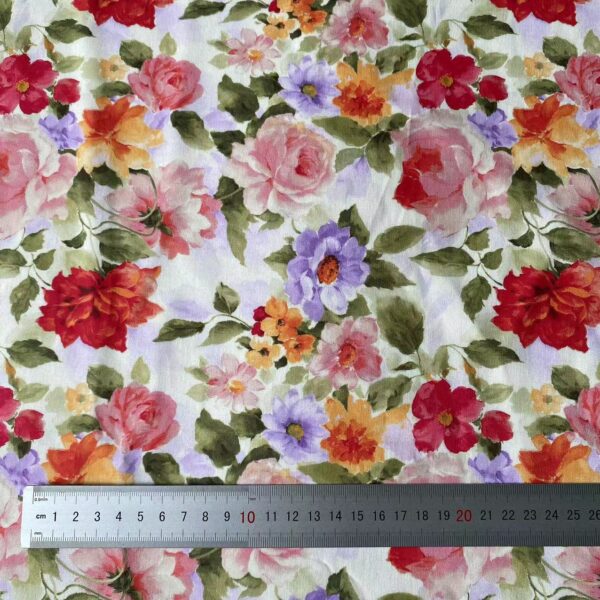 High-Density 60s Combed Cotton Digital Print Fabric — Kidswear, Dresses & DIY