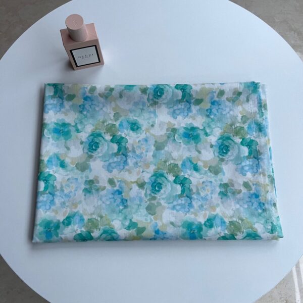 Soft Misty Floral Digital Print Cotton Fabric — Kidswear, Dresses & DIY