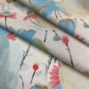 Premium Cotton Ink-Wash Print Fabric – Chinese Style for Kids & Women