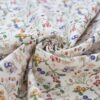 Pastoral Floral Printed Cotton Poplin Fabric – 100% Cotton for Summer Dresses & Kidswear