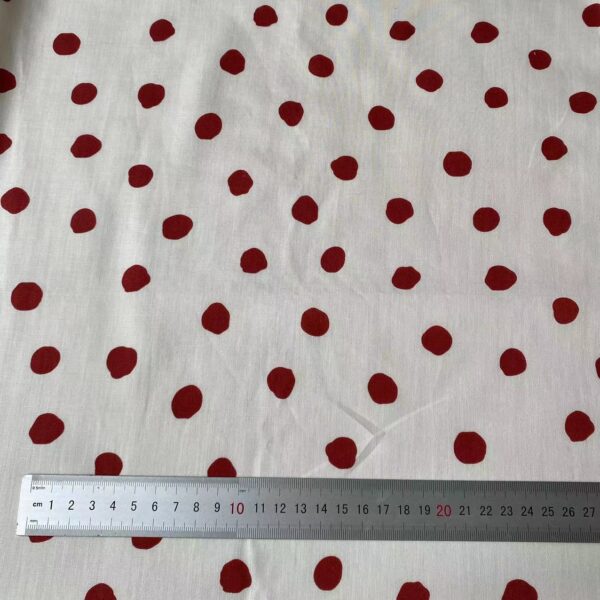 Cotton Poplin Printed Fabric – Korean INS Style for Dresses & Homewear